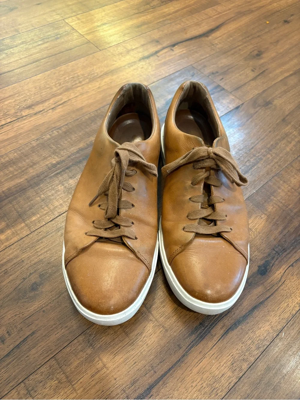 Clarks Men's Un Costa Lace Tan Leather Sport Shoes Casual Sneakers Mens 10